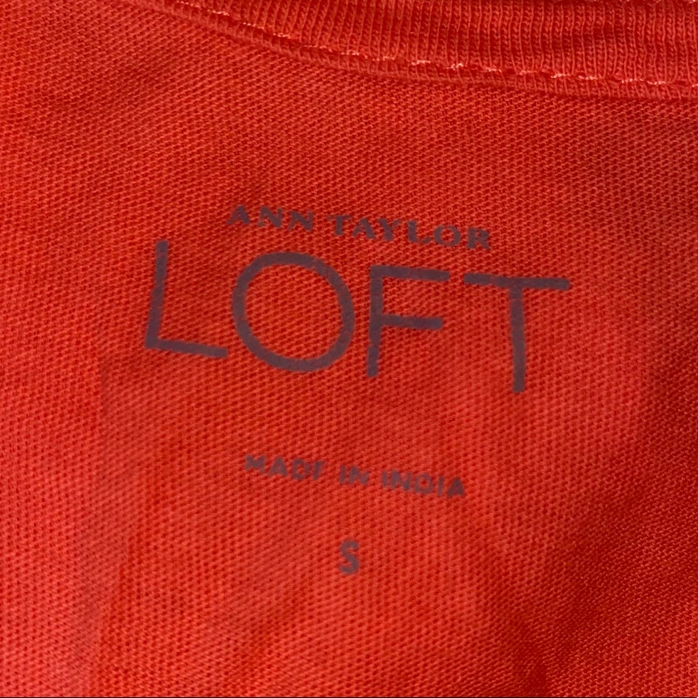 🧡LOFT Orange Tank🧡 - Picture 3 of 8